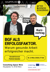 Gerald Konrad und Patrick Ganster von Vivum beim ABC-Talk